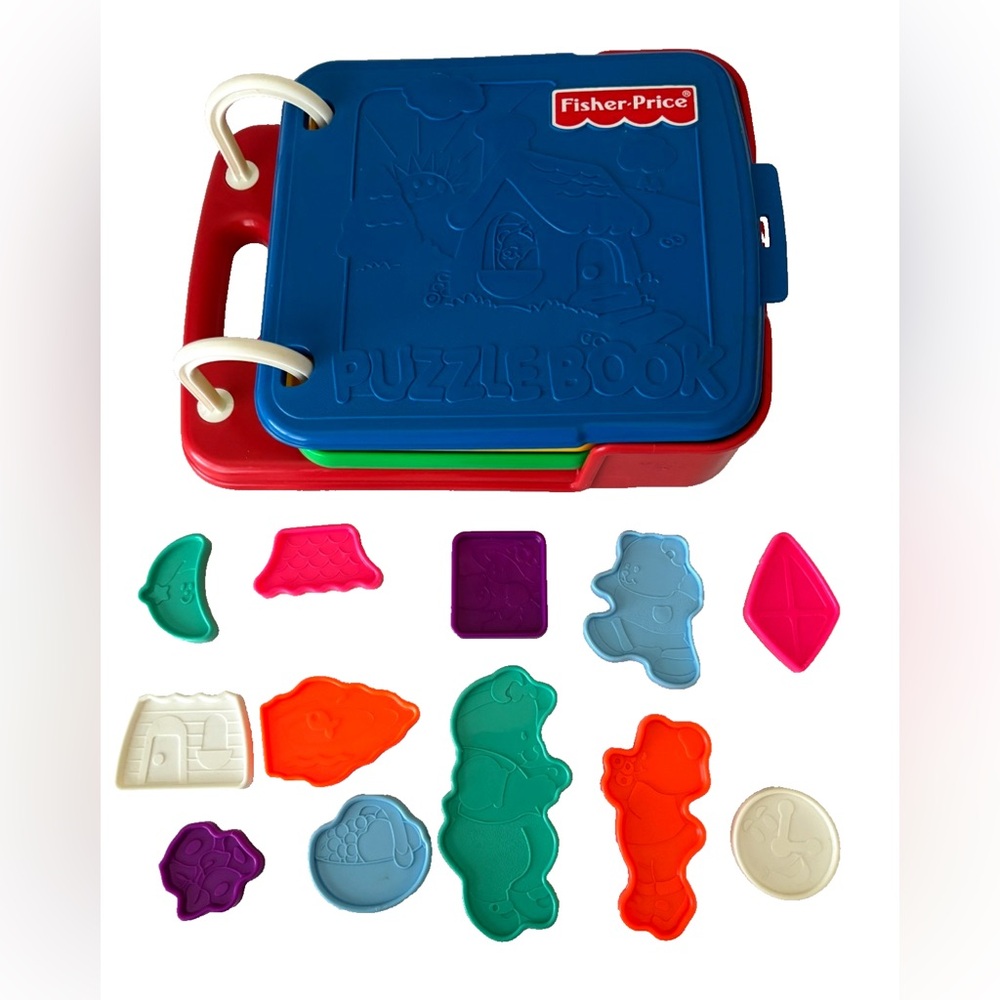 Fisher-Price Puzzle Book designed for toddlers vintage